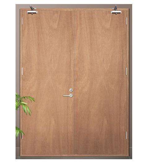 木质防火门双开