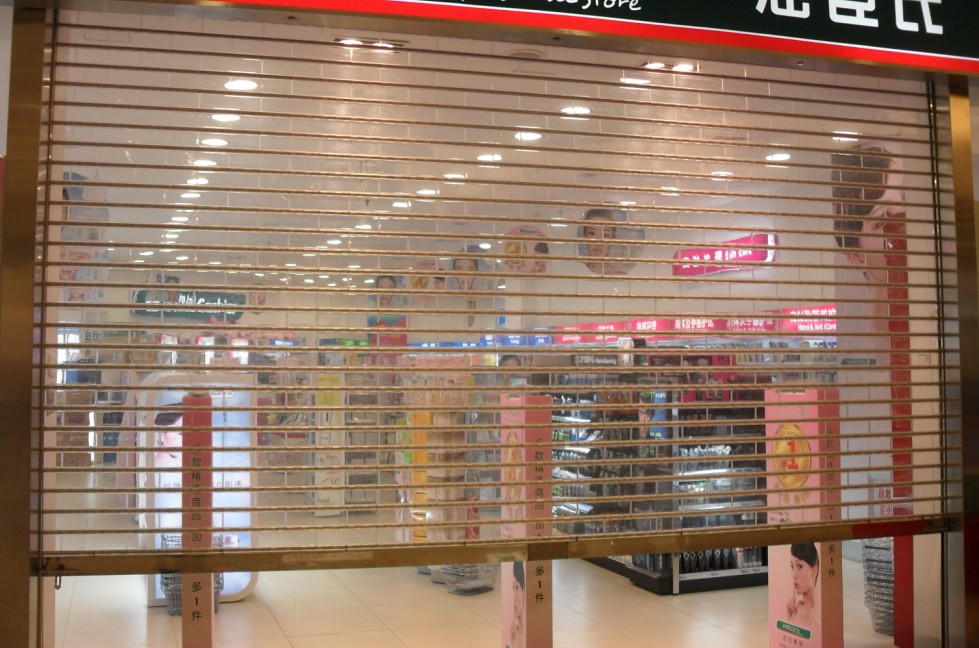 电动水晶卷帘门